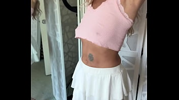 Sexy boob bouncing ass pussy flashing