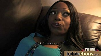 Ebony babe have a hot group fuck 8