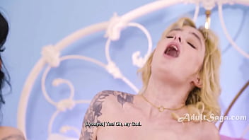 Virgin masseuse fingers pussy so deep her friend screams