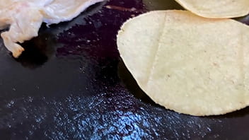 Tremendo bistec que me voy a tragar