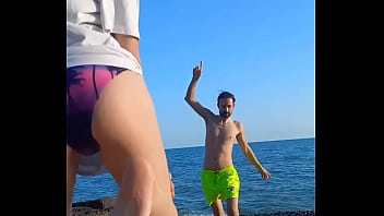 #hot #beach #outdoor #glasses #ass #backstage