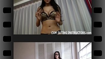 Cum for me and then swallow it all down cei