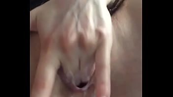 Cum on my fingers with lot of creampie juicy