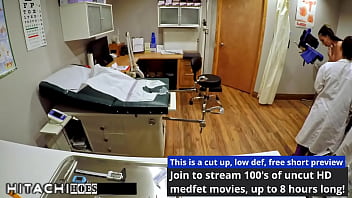 Freshman gets mandatory hitachi orgasm from nurse aria rose