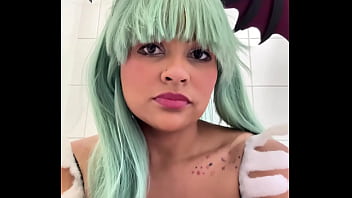 Public toilet farts at cosplay con gassy bbw in cosplay