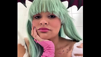 Public toilet farts at cosplay con gassy bbw in cosplay