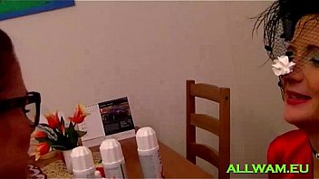 A sexy mess with whipped cream