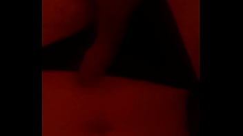 Black thong tease and wank