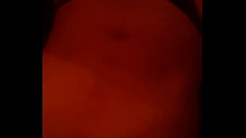 Black thong tease and wank