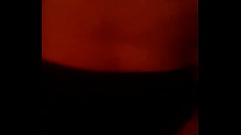 Black thong tease and wank