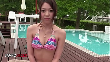 Miu kimura's steamy poolside encounter ends with a messy surprise Miu kimura's steamy poolside encounter ends with a messy surprise