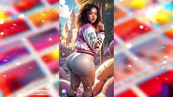 Hustle & ink models love their tattoos on their thick thighs and big butts