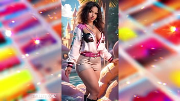 Hustle & ink models love their tattoos on their thick thighs and big butts