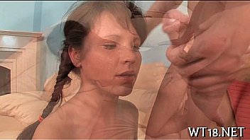 Teen pretty spreads for man on sexy girl