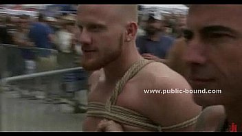 Blonde nordic gay d in public