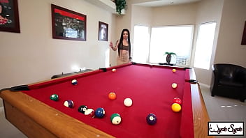 Harmonie marquis & kris riot play pool they also play with each other