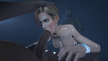 Lisa is sucking and fucking 2 black dudes