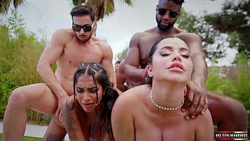 10 man gangbang for yasmina khan and sara retali