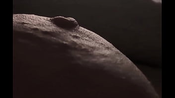 Close up pinching my left nipple