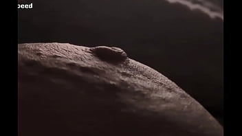 Close up pinching my left nipple