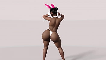 Huge booty black girl nalgona