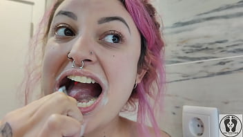 4k dental hygienist routine mouth fetish closeups naked rebeca addams