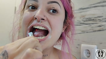4k dental hygienist routine mouth fetish closeups naked rebeca addams