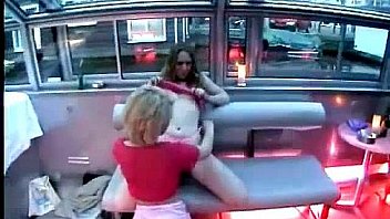 Two hot busty big boobed lesbian babes