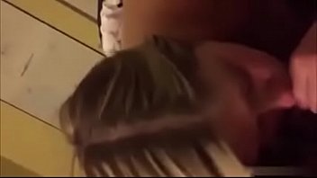 Sexy blonde wife sucks and fucks pov