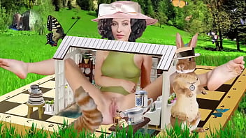 Alice in wonderland giant in the house true story