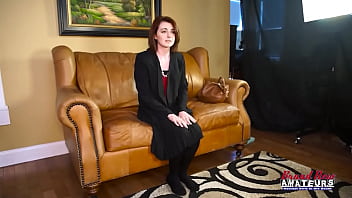 Whimsical redhead ravyn gets trick and treat rubbing her twat with a dildo Whimsical redhead ravyn gets trick and treat rubbing her twat with a dildo