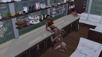 Работница кофейни отодрана среди рабочего дня