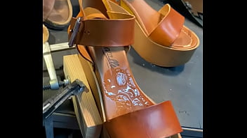 Cum on insole for sandal care