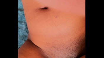 Bubble's playing with her wet pussy