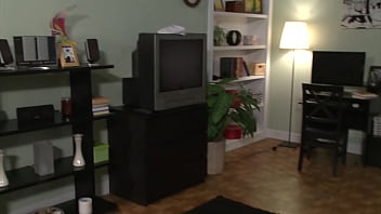 Busty stacey saran gets a dick to cum over and entertain her