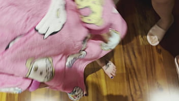 Horny sluts give huge dick guy the sloppiest double blowjob ever