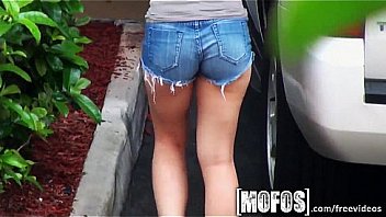 Mofos aubrey sky shows off her booty