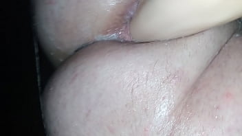 Femboy Sky High Banging Her Pursuit With Dildo thumbnail