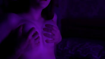 I squeeze my friend’s soft breasts and pull her nipples