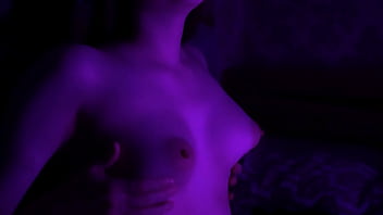 I squeeze my friend’s soft breasts and pull her nipples