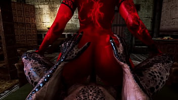 Succubi's ass gets fucked hard