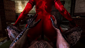 Succubi's ass gets fucked hard