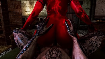 Succubi's ass gets fucked hard