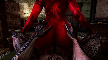 Succubi's ass gets fucked hard
