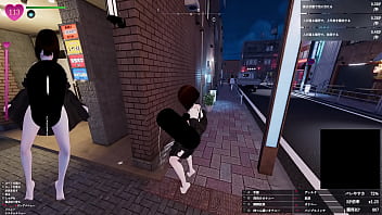 二人で話し込むのに集中してる人たちに、 けっこうおし〇こかけちゃったｗ