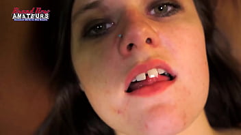 Lovely brunette sarah james gets her pink pussy pounded and swallows cum