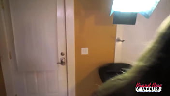 Lovely brunette sarah james gets her pink pussy pounded and swallows cum