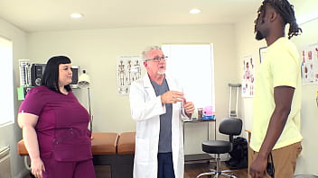 Chubby nurse alexxxis allure cannot resist patient's bbc jm1258