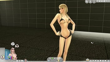 The sims 4 putinha tesuda mostrando as roupas novas