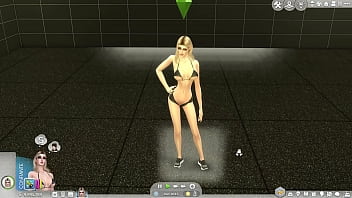 The sims 4 putinha tesuda mostrando as roupas novas